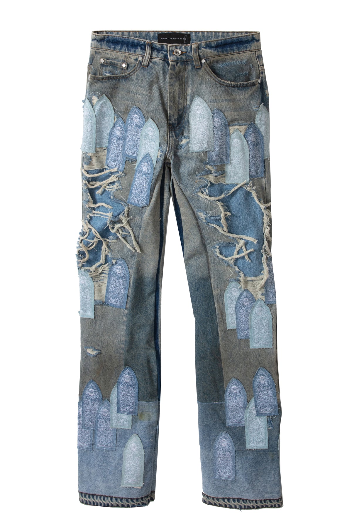 PATCHED ARCH REPAIRED BLOWOUT DENIM – WHO DECIDES WAR