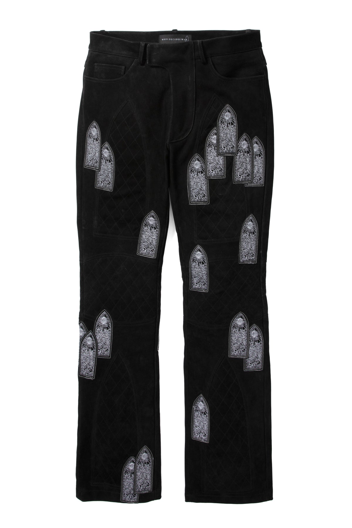 WDW SUEDE MOTO TROUSERS – WHO DECIDES WAR