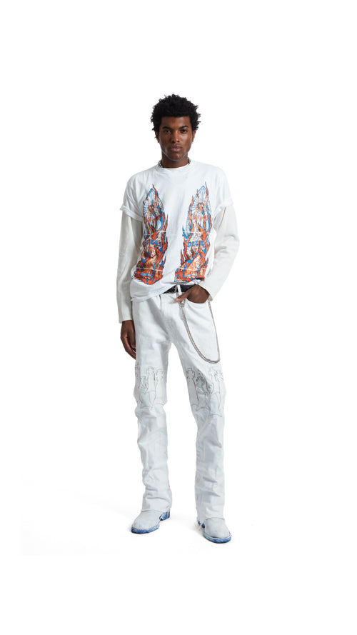 NYC Flame Glass T Shirt