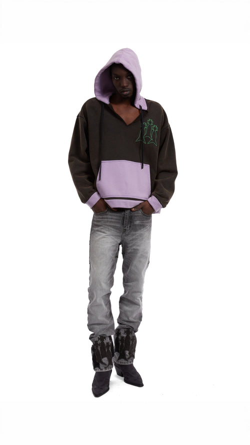 LIVE MIND HOODED PULLOVER