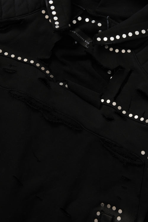 HARDWARE AMOUR HOODED PULLOVER