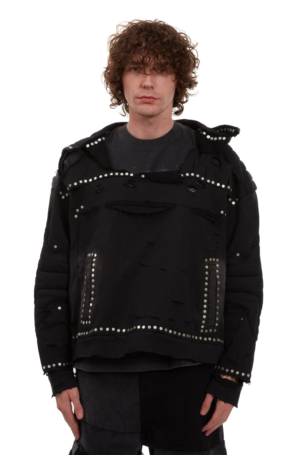 HARDWARE AMOUR HOODED PULLOVER