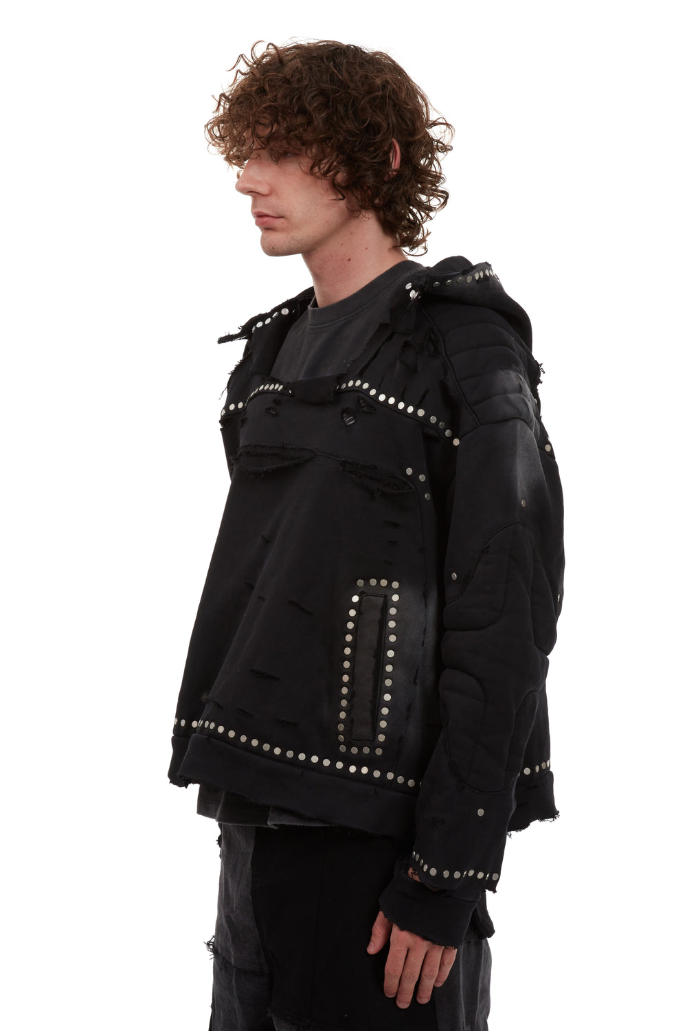 HARDWARE AMOUR HOODED PULLOVER
