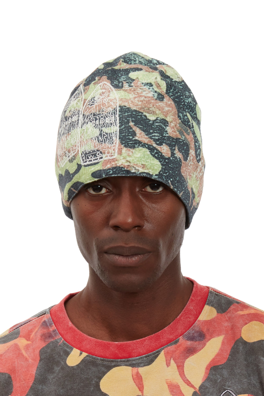 FLAME CAMO KNIT HAT