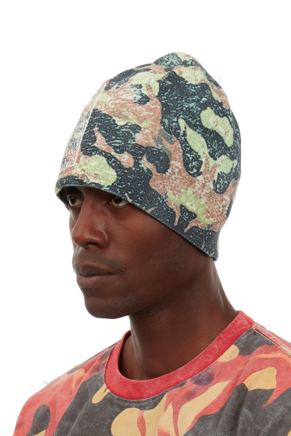 FLAME CAMO KNIT HAT