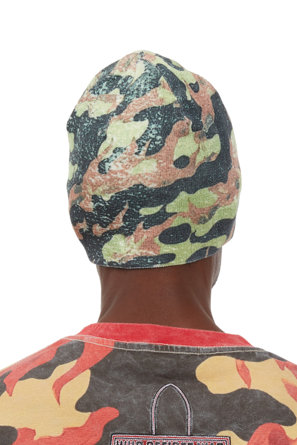 FLAME CAMO KNIT HAT