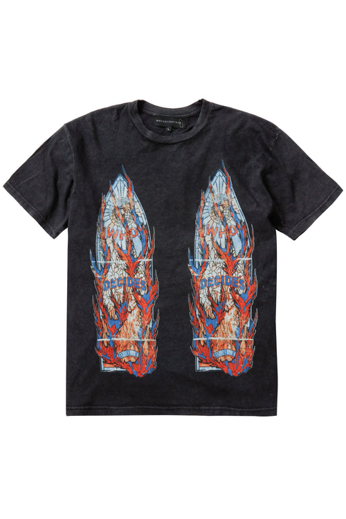 NYC Flame Glass T Shirt