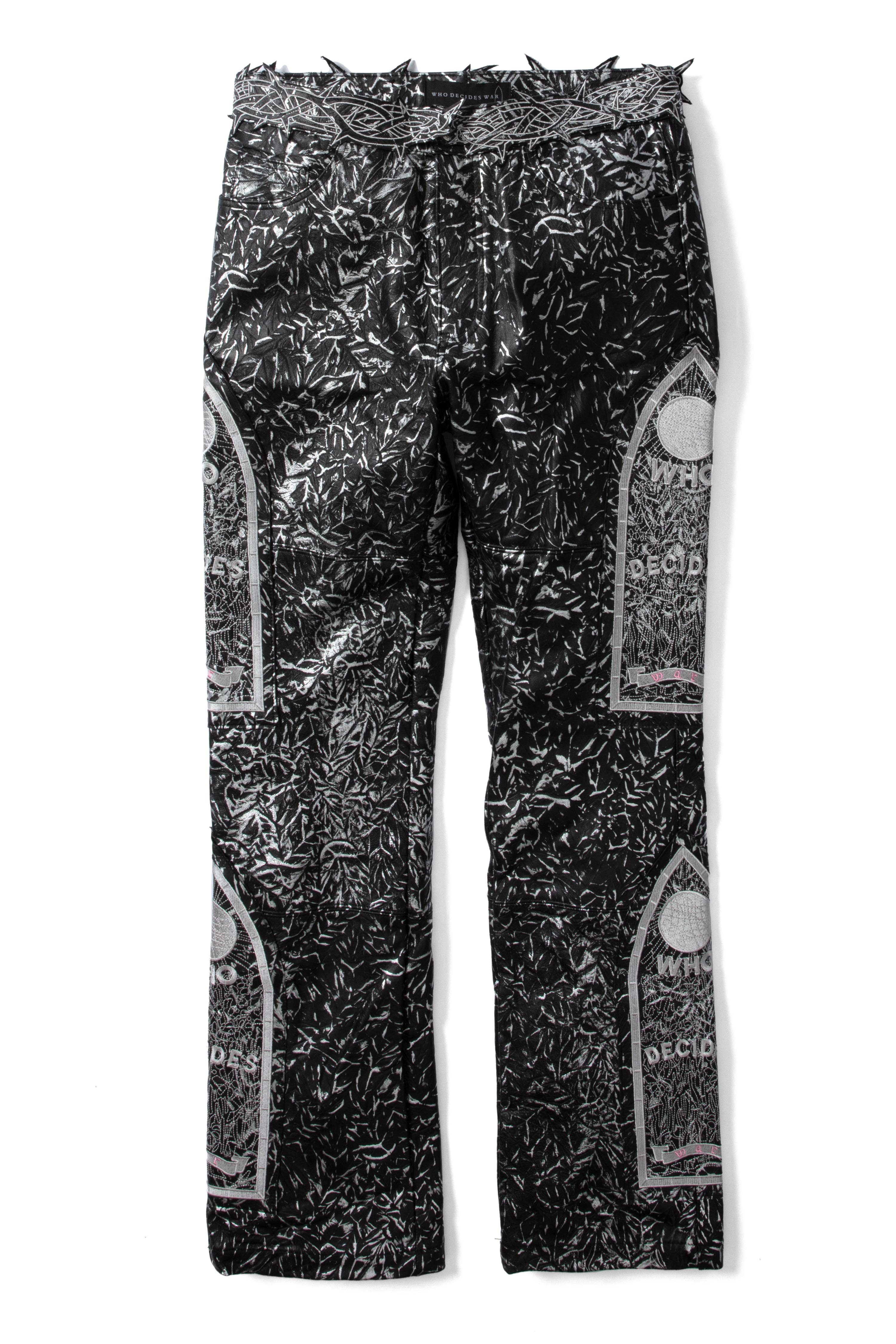 FOIL LEATHER PANT