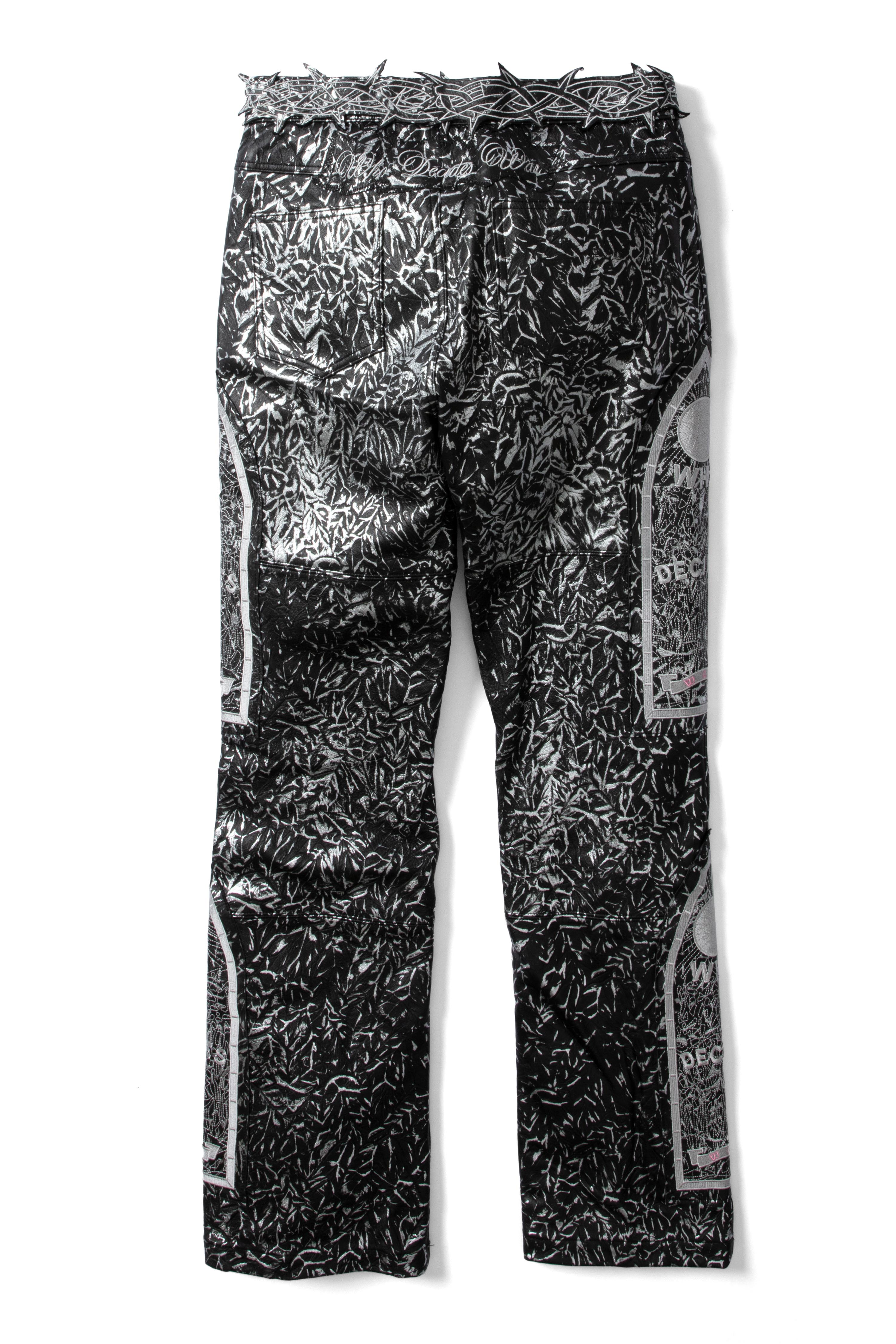 FOIL LEATHER PANT