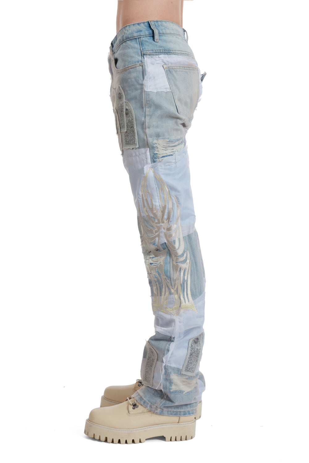 WDW WINGED ORGANZA DENIM