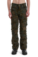 FIELD CAMO MOTO PANTS