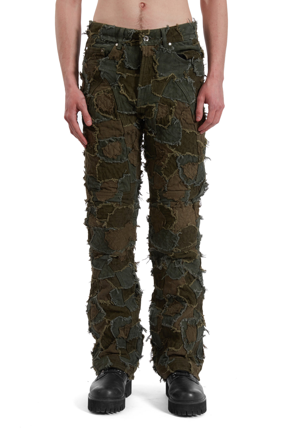 FIELD CAMO MOTO PANTS