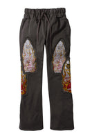 TRIPLE FLAME GLASS SWEATPANTS