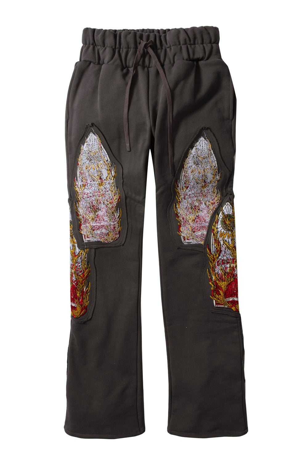 TRIPLE FLAME GLASS SWEATPANTS