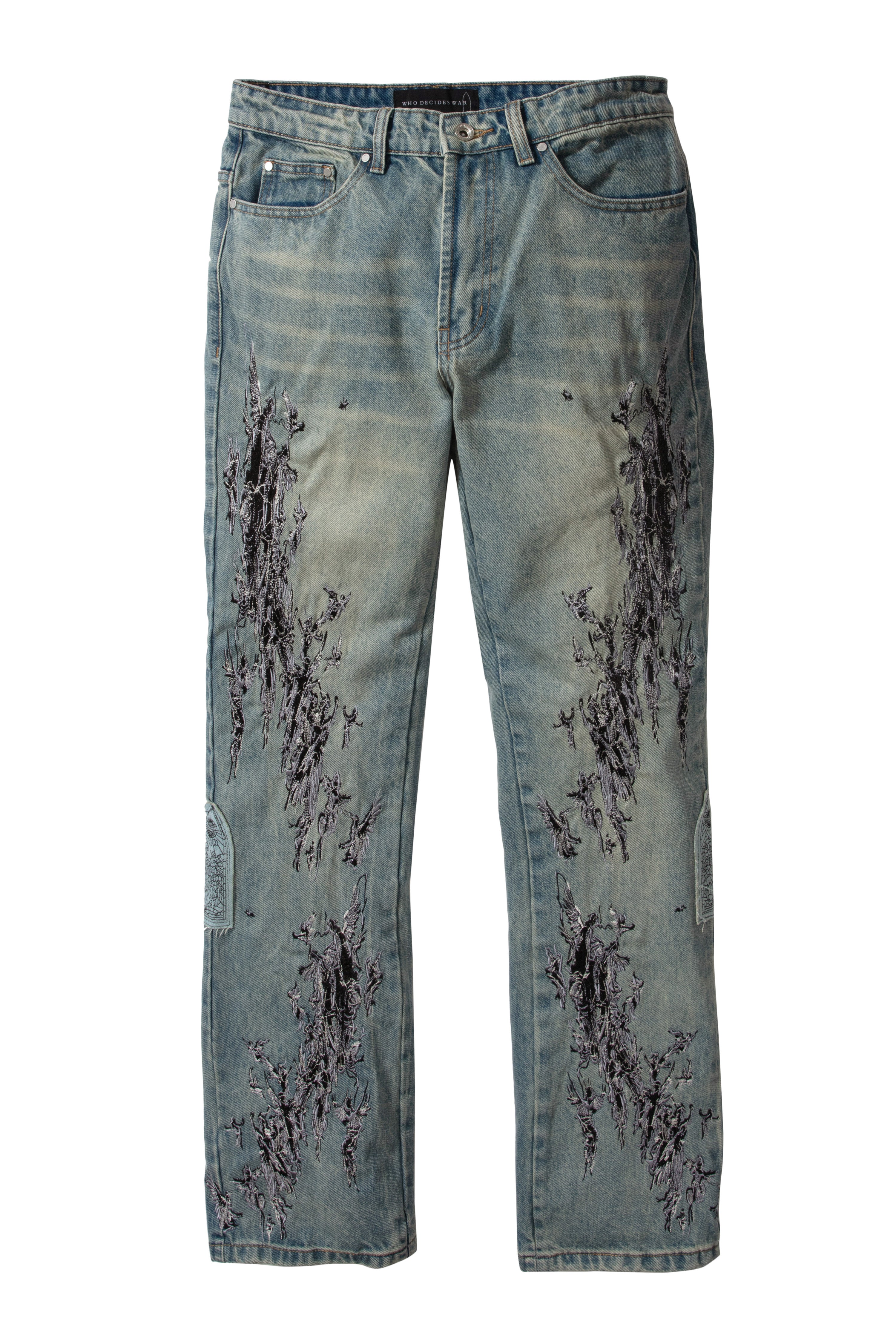 SCRATCHED DENIM