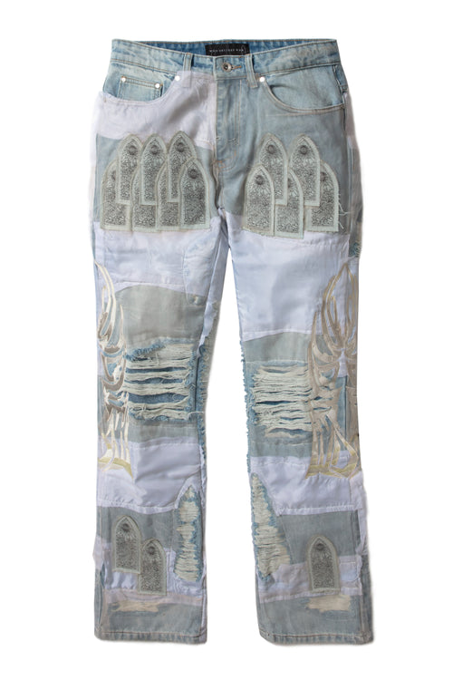 WDW WINGED ORGANZA DENIM