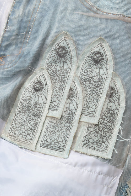 WDW WINGED ORGANZA DENIM