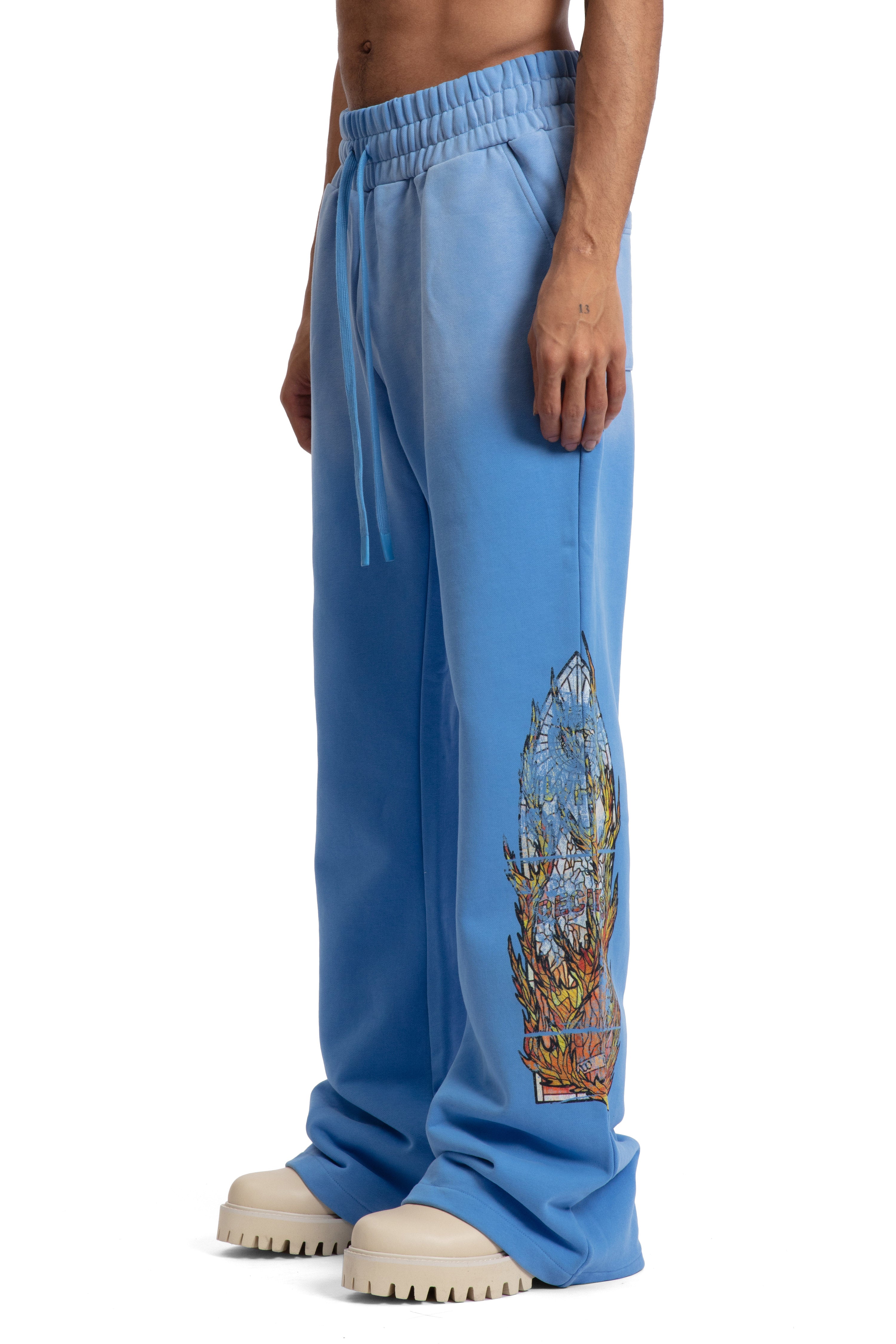 FADED FLAME GLASS SWEATPANT