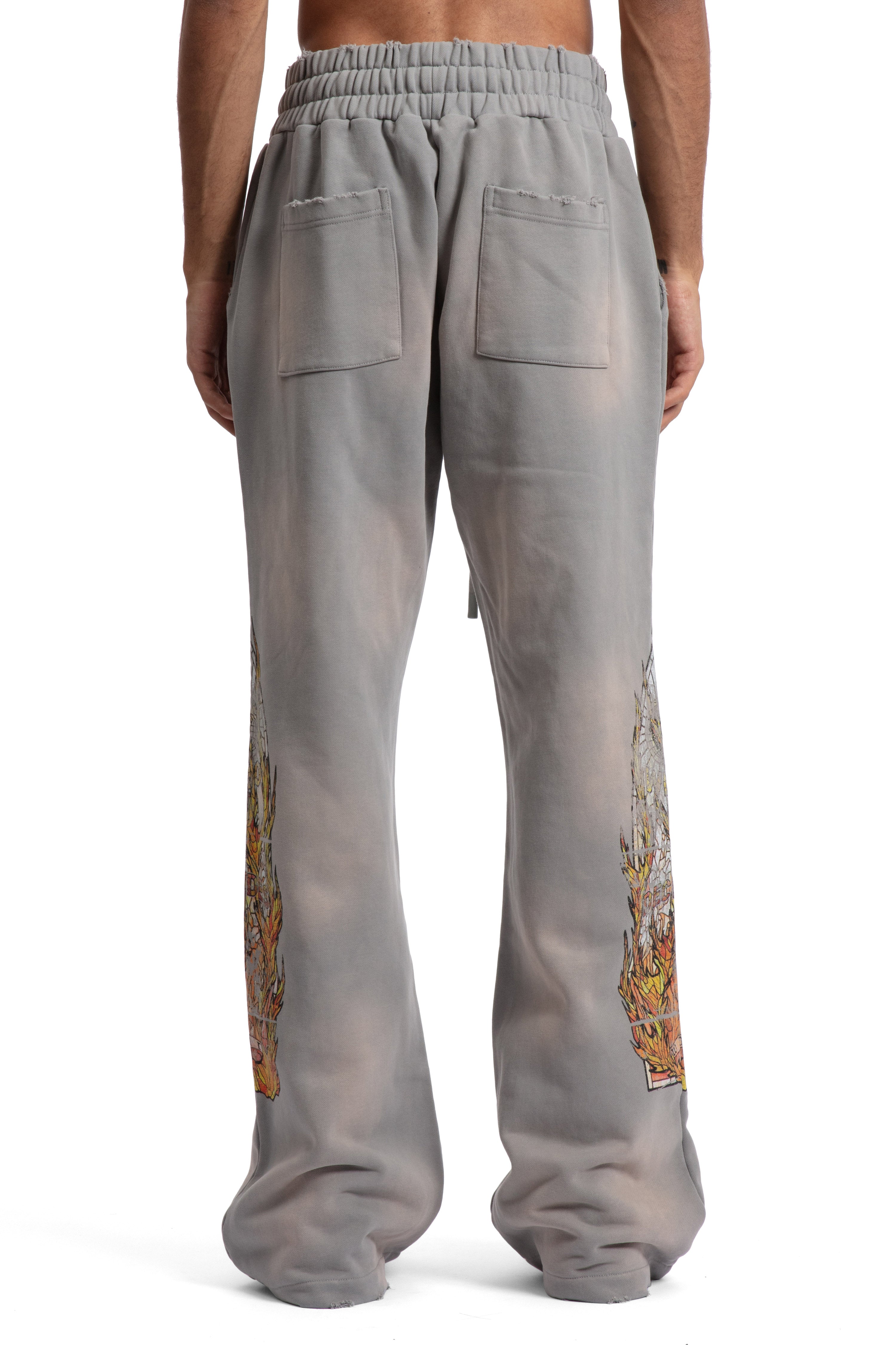 FADED FLAME GLASS SWEATPANT