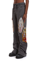 TRIPLE FLAME GLASS SWEATPANTS