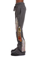 TRIPLE FLAME GLASS SWEATPANTS