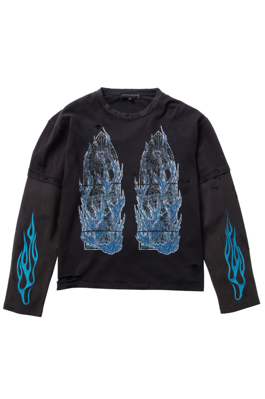 FLAME GLASS DOUBLE JERSEY