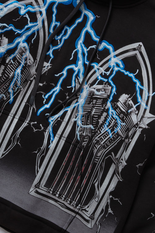 ENGINE HOODED PULLOVER