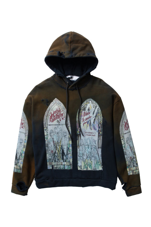 MOTLEY HOODED PULLOVER