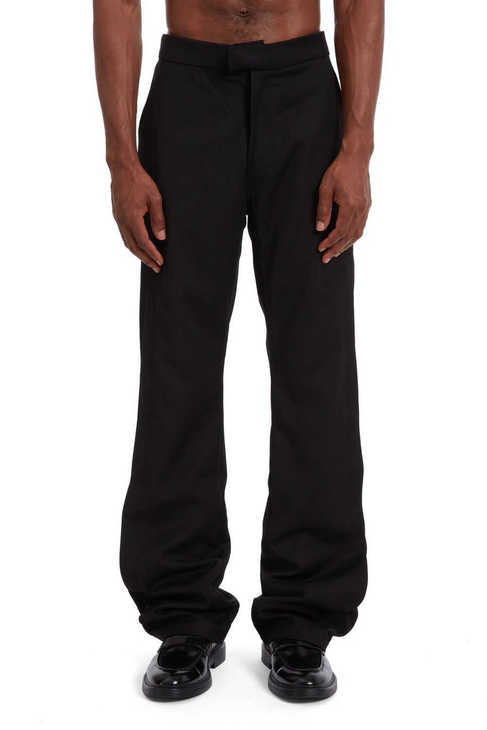 SIDE HOLLOW GLASS DRESS PANT