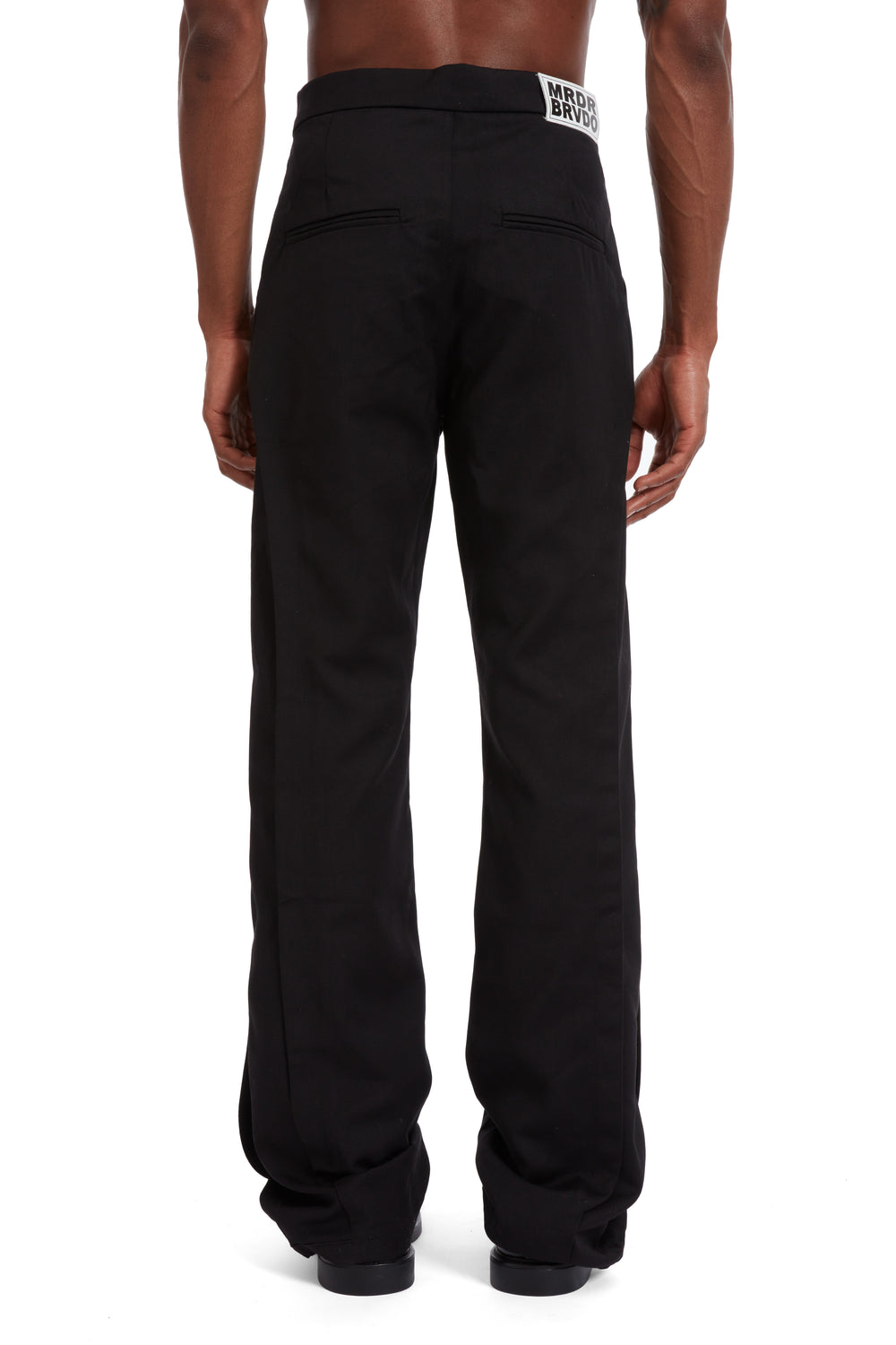 SIDE HOLLOW GLASS DRESS PANT