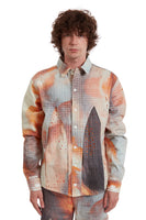 HOLLOW GLASS SUNFIRE BUTTON UP