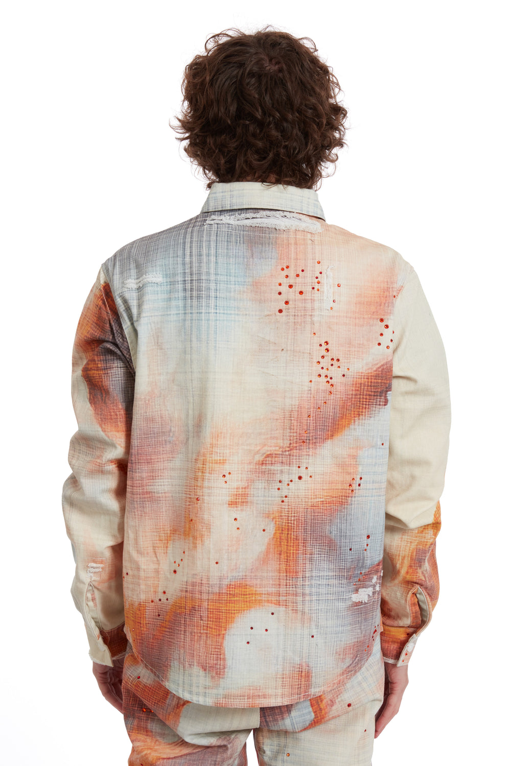 HOLLOW GLASS SUNFIRE BUTTON UP