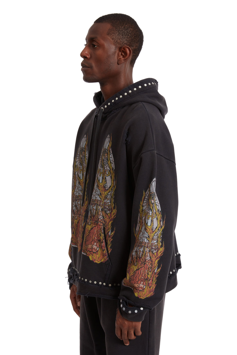 HARDWARE HOODED PULLOVER