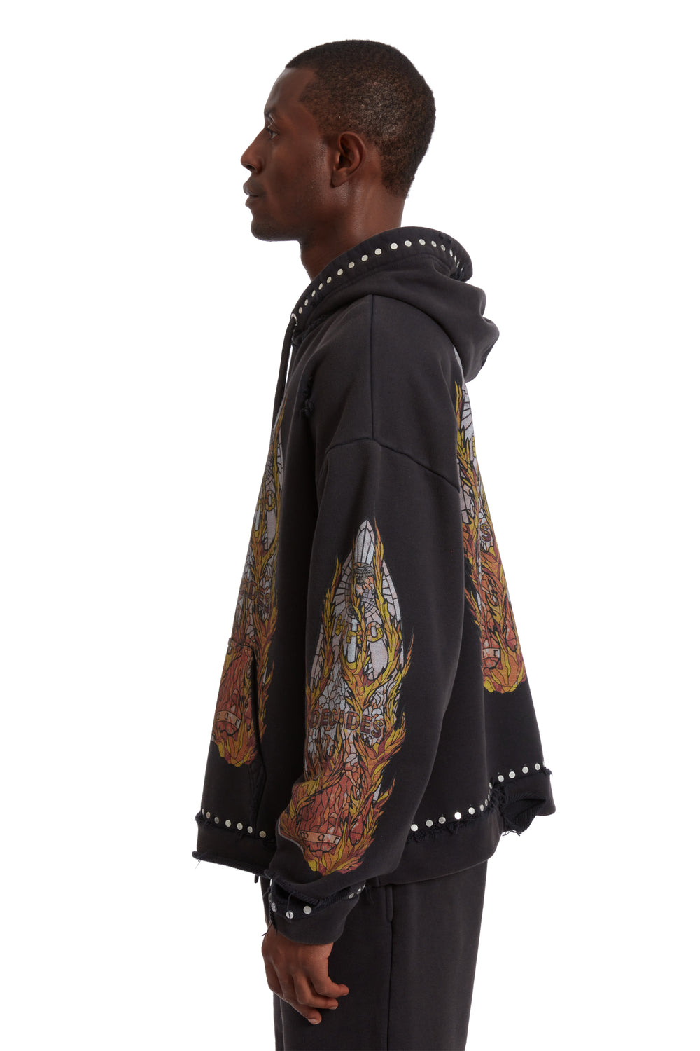 HARDWARE HOODED PULLOVER