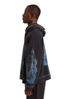 FLAME GLASS HOODED PULLOVER