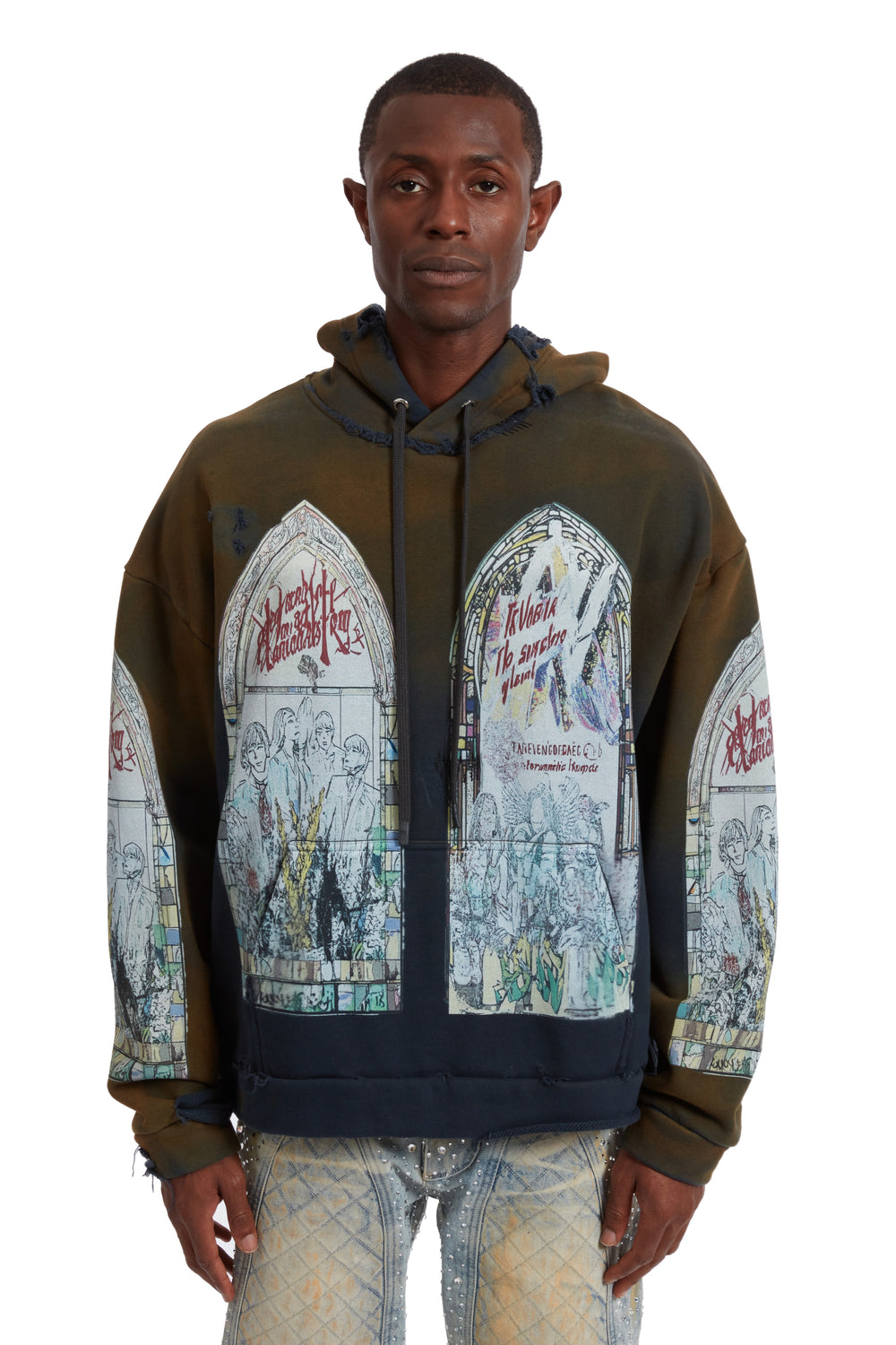 MOTLEY HOODED PULLOVER