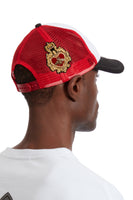 BAROQUE TRUCKER HAT CRIMSON
