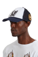 BAROQUE TRUCKER HAT INDIGO