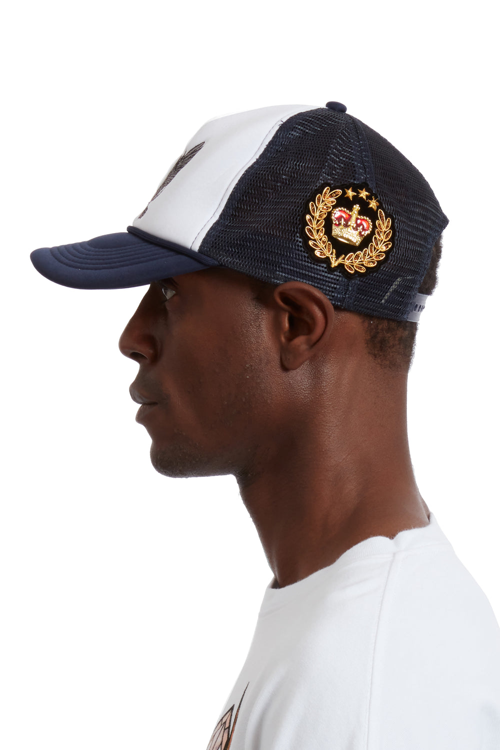 BAROQUE TRUCKER HAT INDIGO
