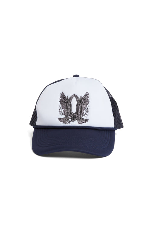 BAROQUE TRUCKER HAT INDIGO