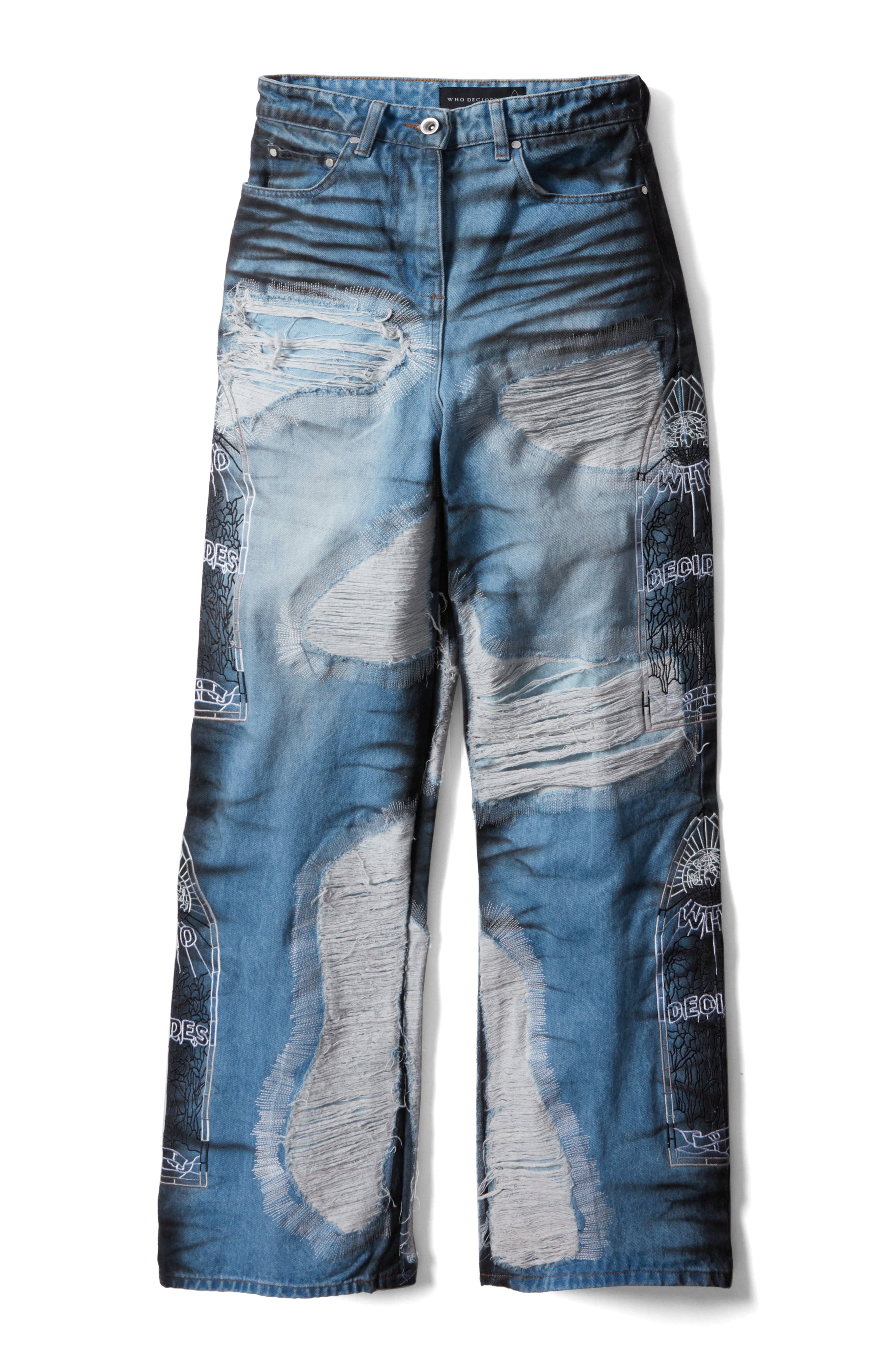 WOMEN'S NOIR STRIPE DENIM