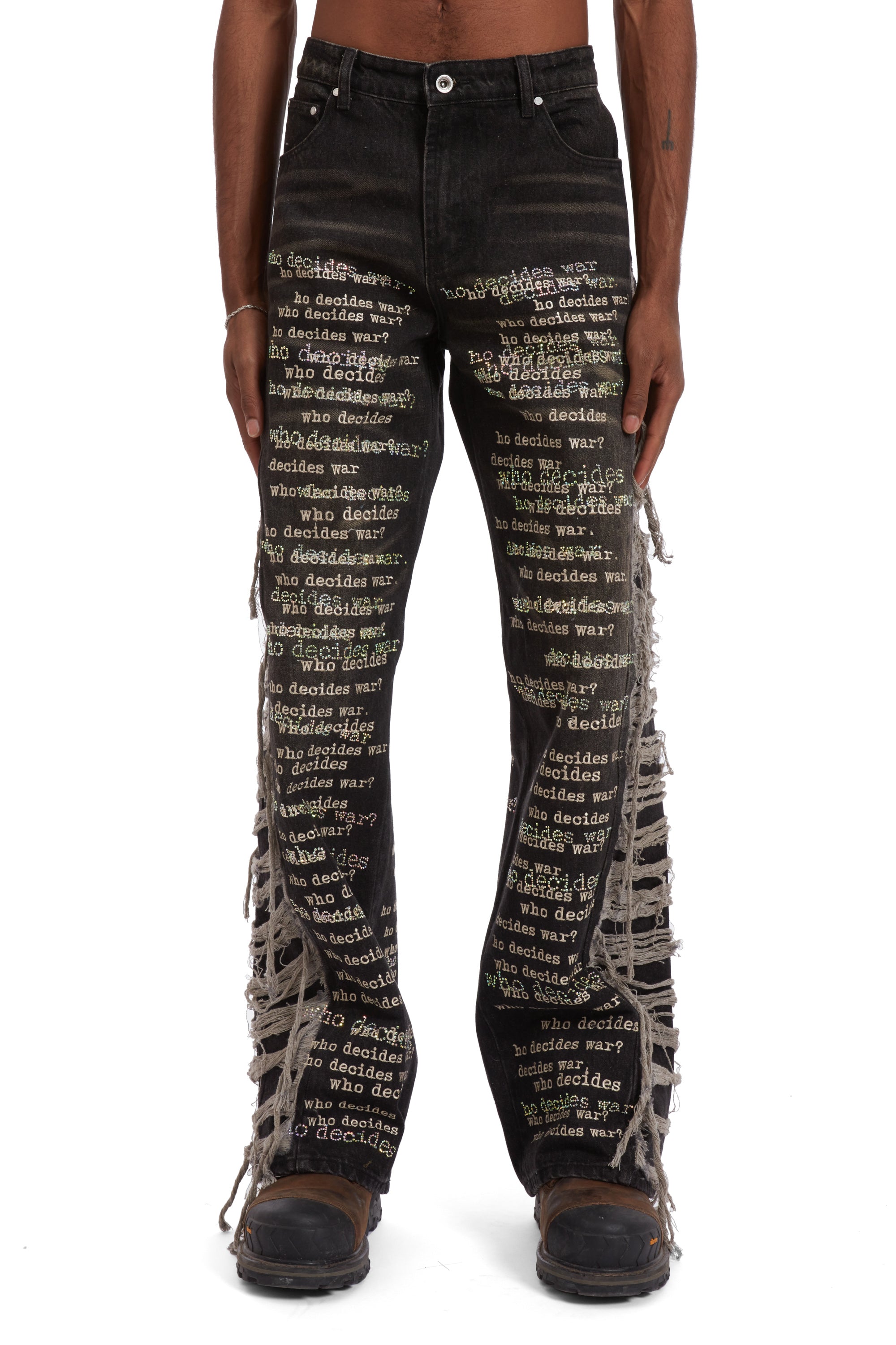 ULTRA FLARE SCRIPTURE DENIM