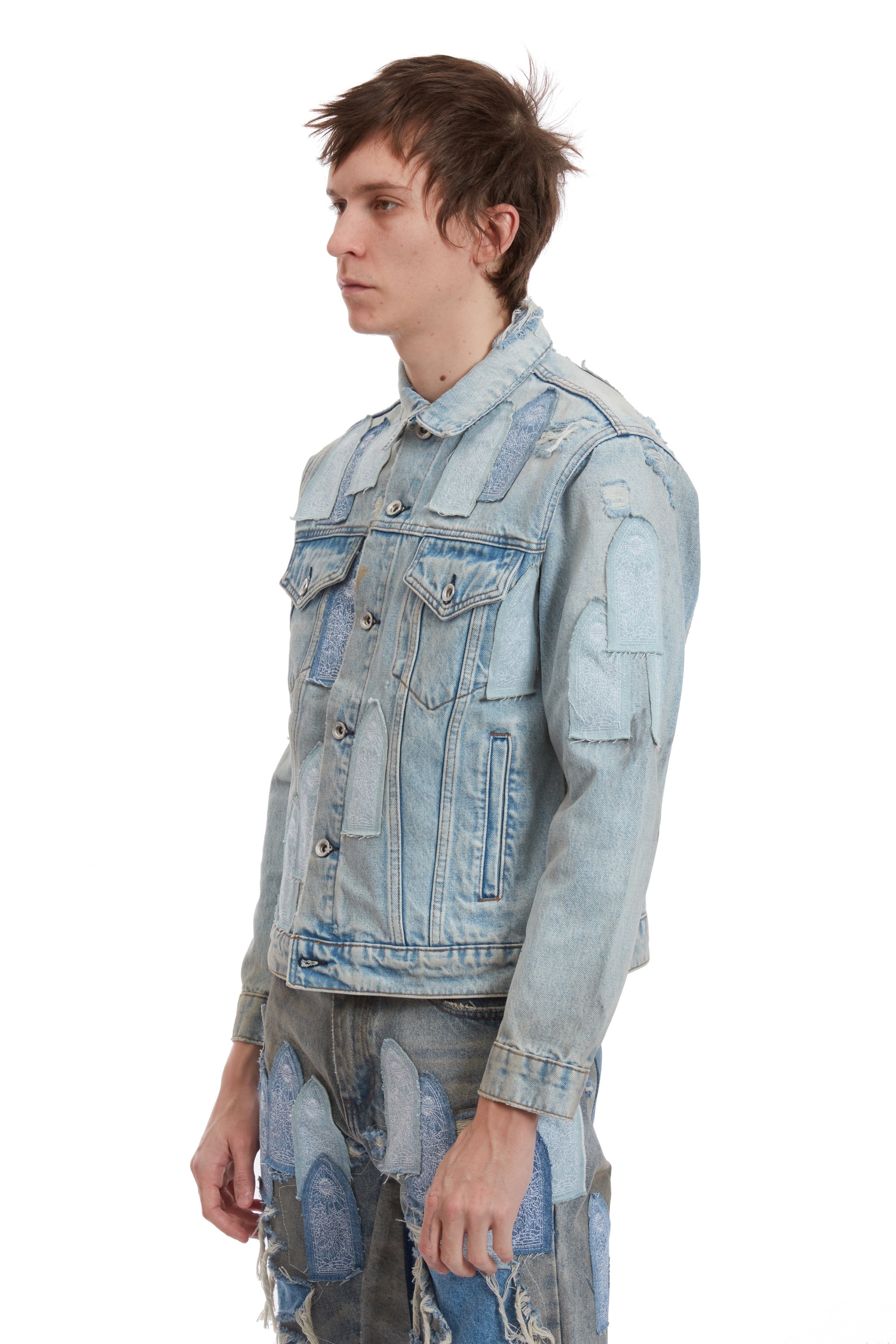 PATCHED ARCH DENIM JACKET