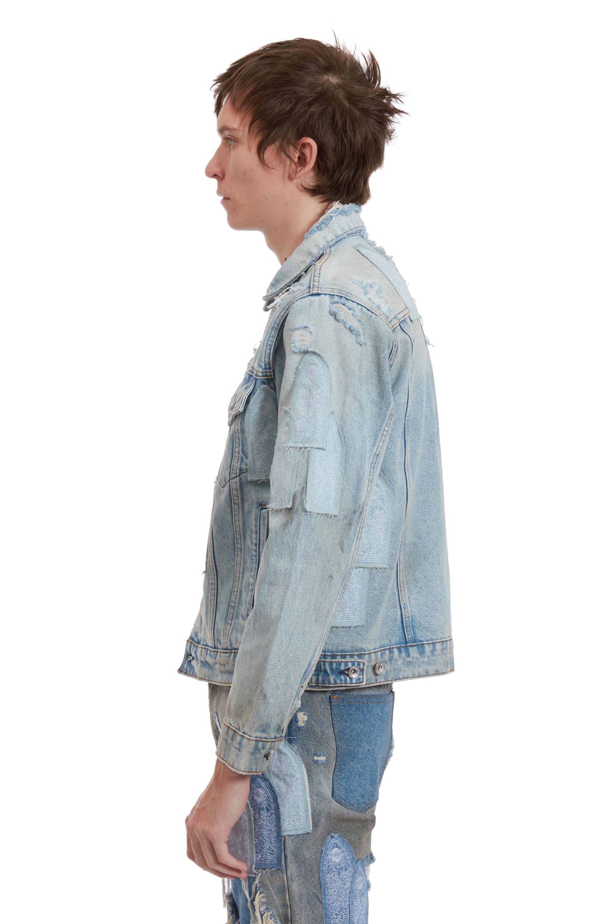 PATCHED ARCH DENIM JACKET