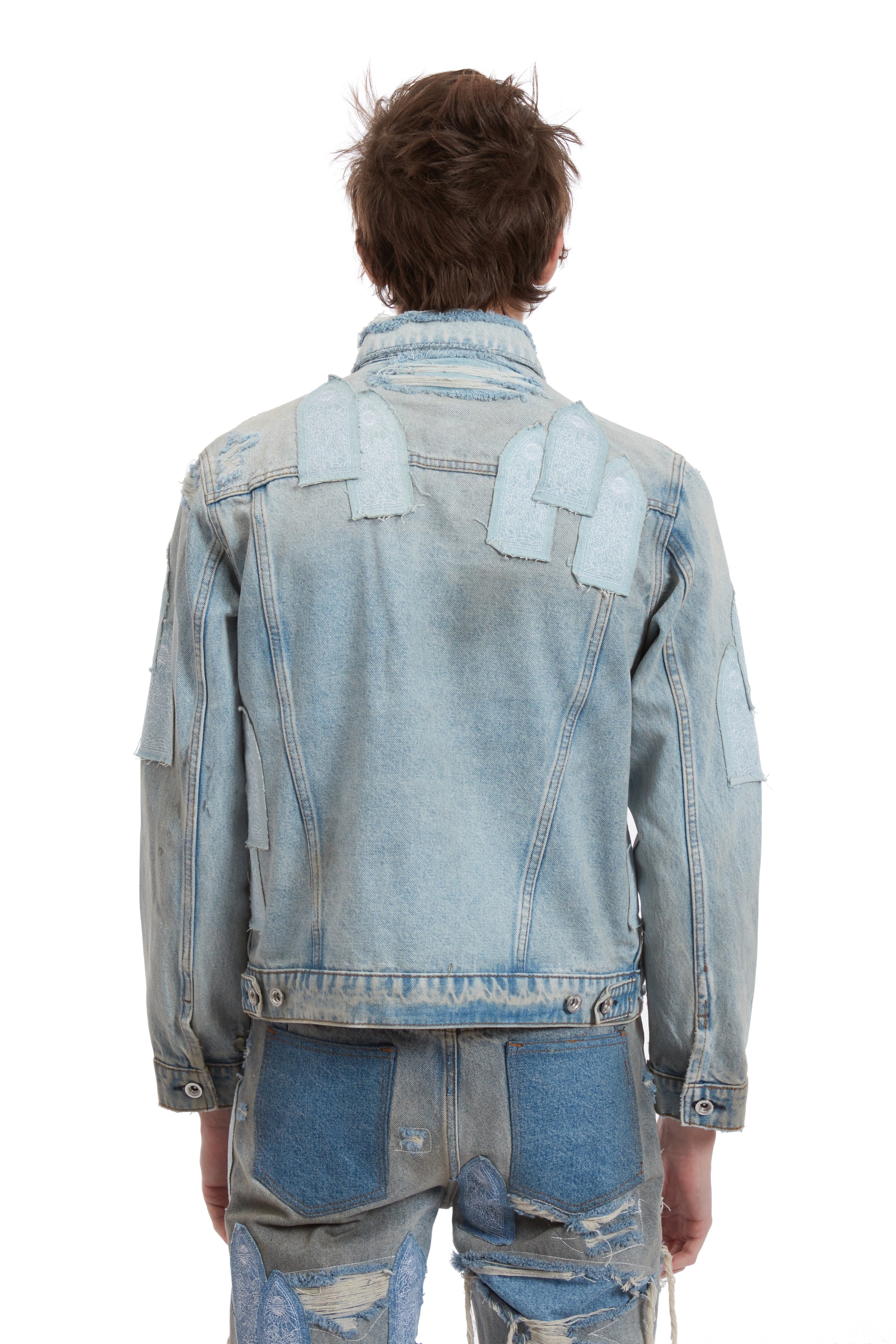 PATCHED ARCH DENIM JACKET