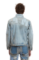 PATCHED ARCH DENIM JACKET
