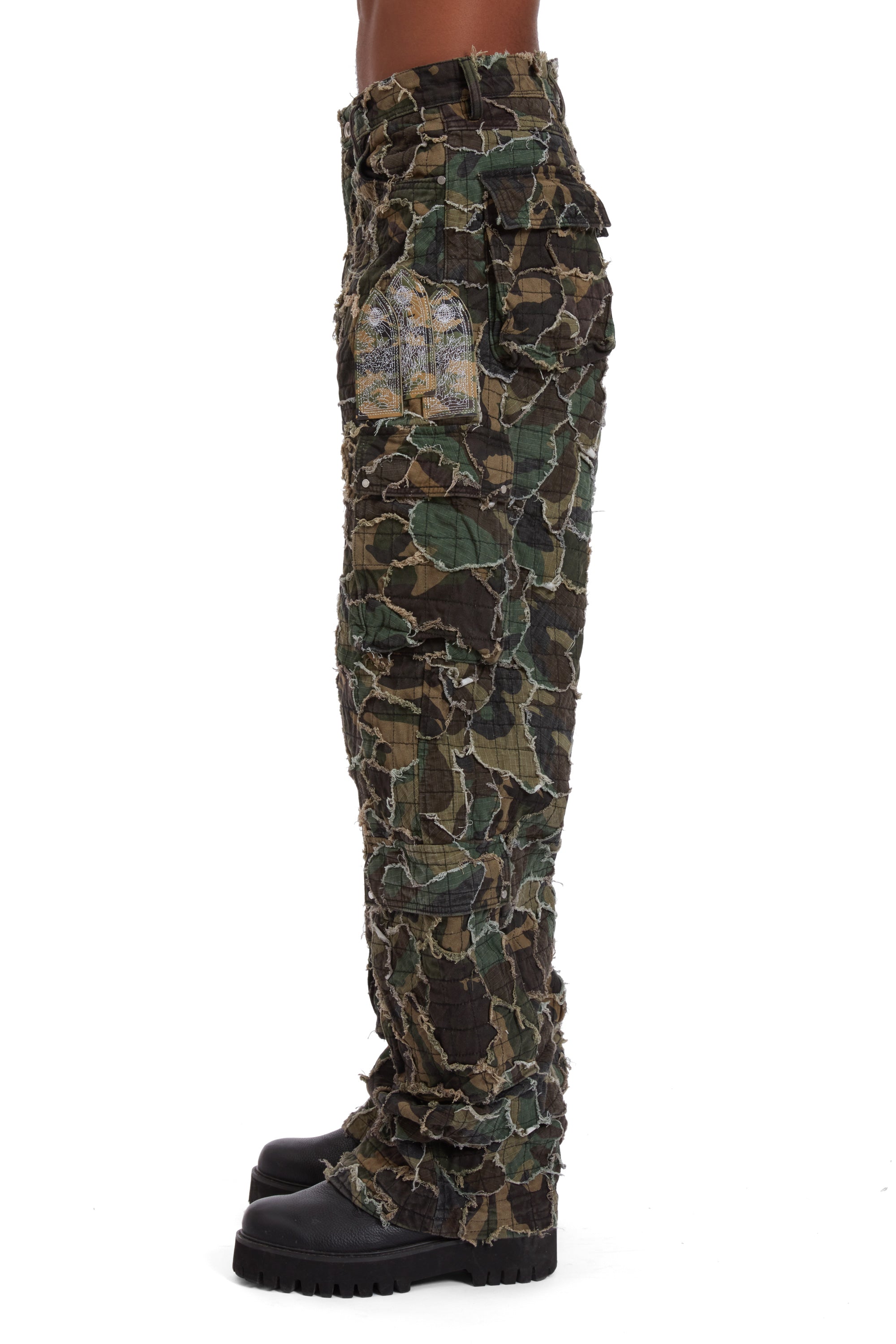 WASHED CAMO CARGO PANT