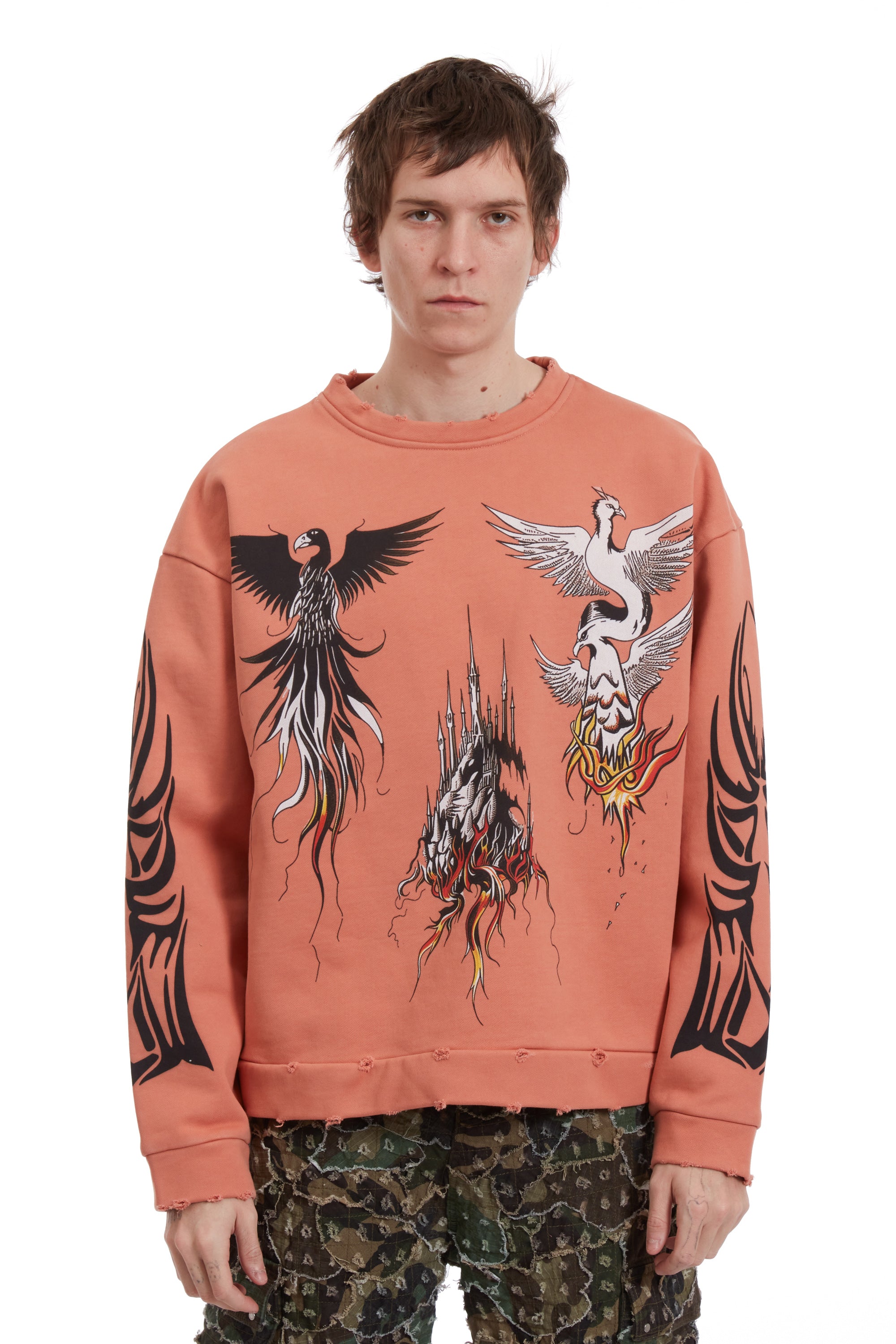 NEFARIOUS WINGED CREWNECK SWEATER