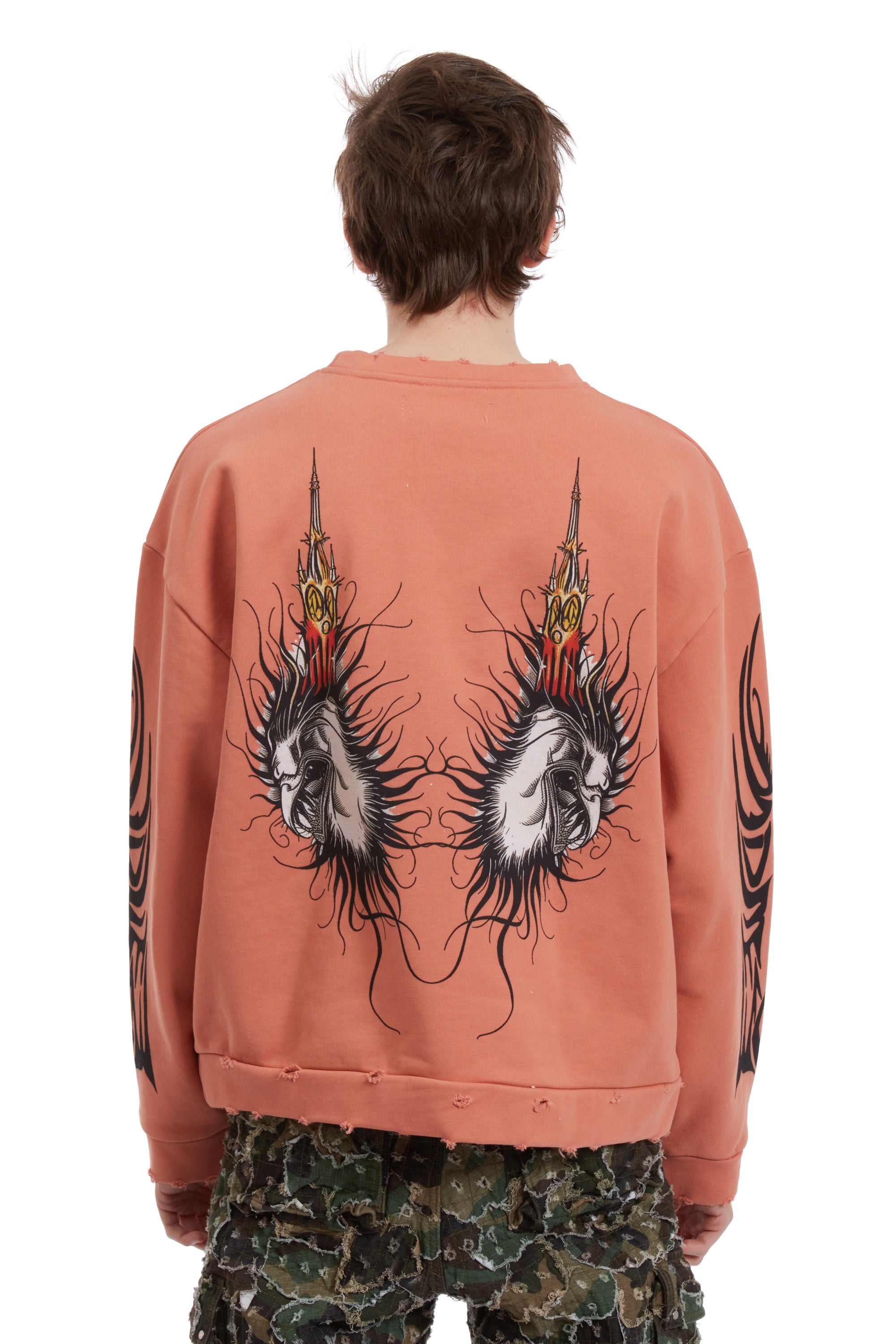 NEFARIOUS WINGED CREWNECK SWEATER