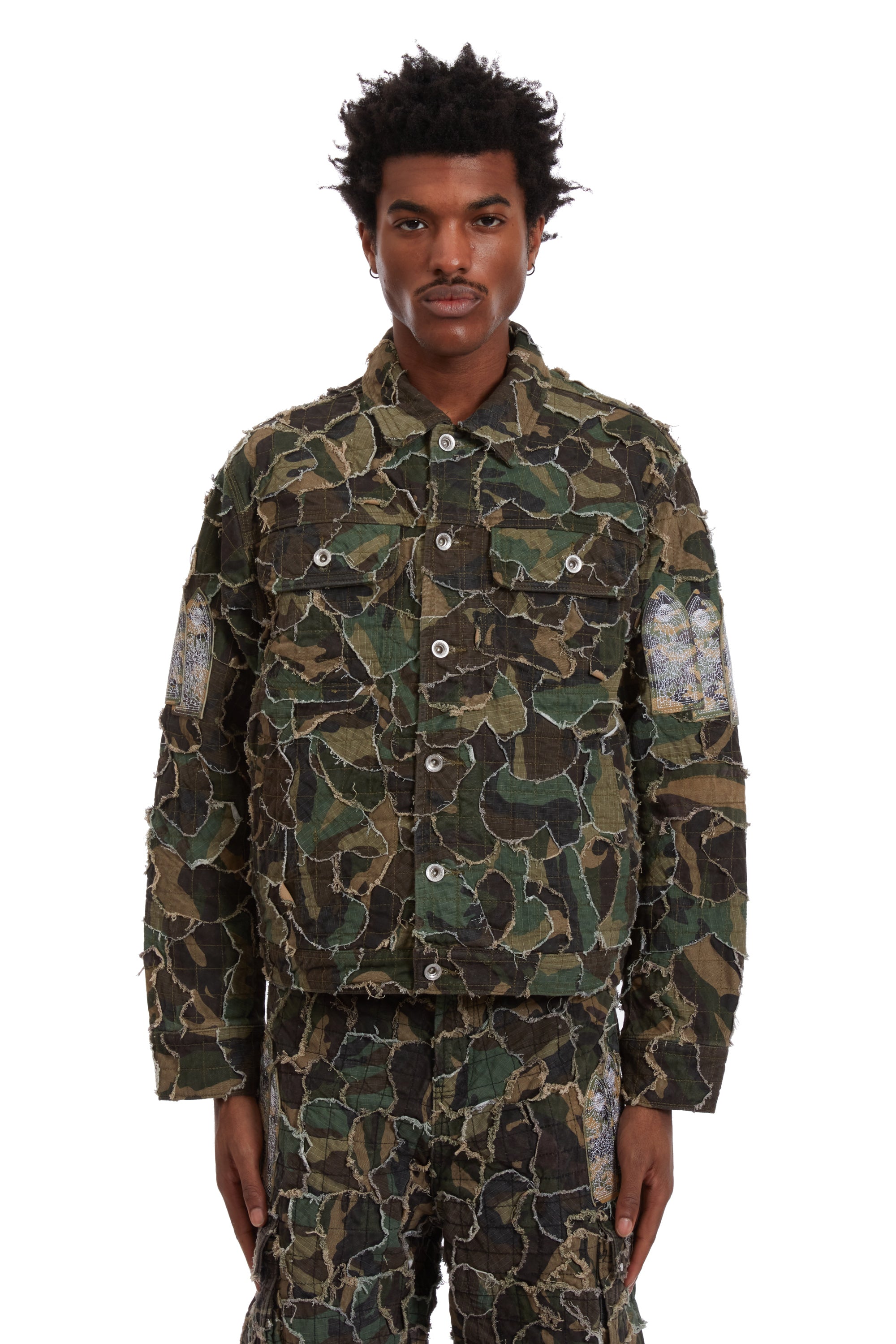 CAMO TRUCKER JACKET